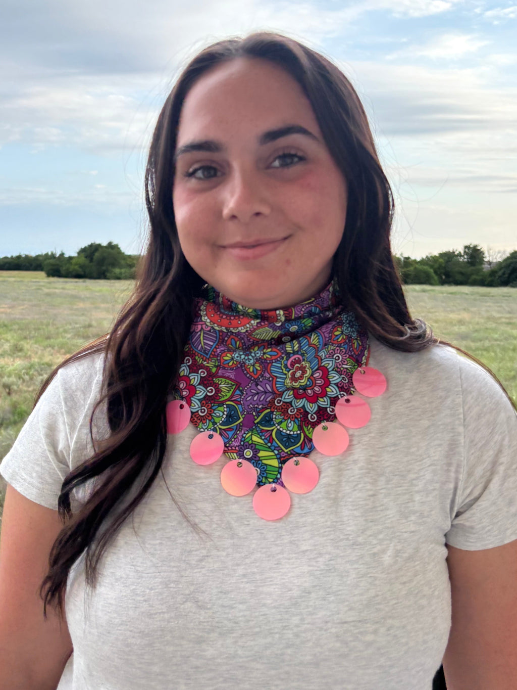 Kaleidoscope Sequin Bandana