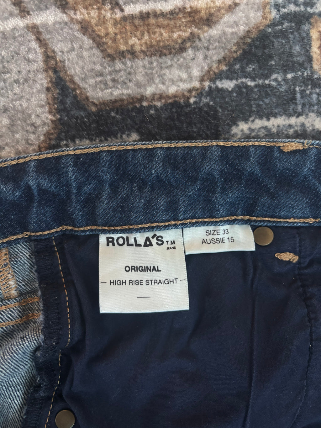 Rolla's High Rise Straight Jeans