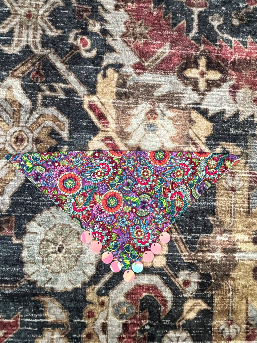 Kaleidoscope Sequin Bandana