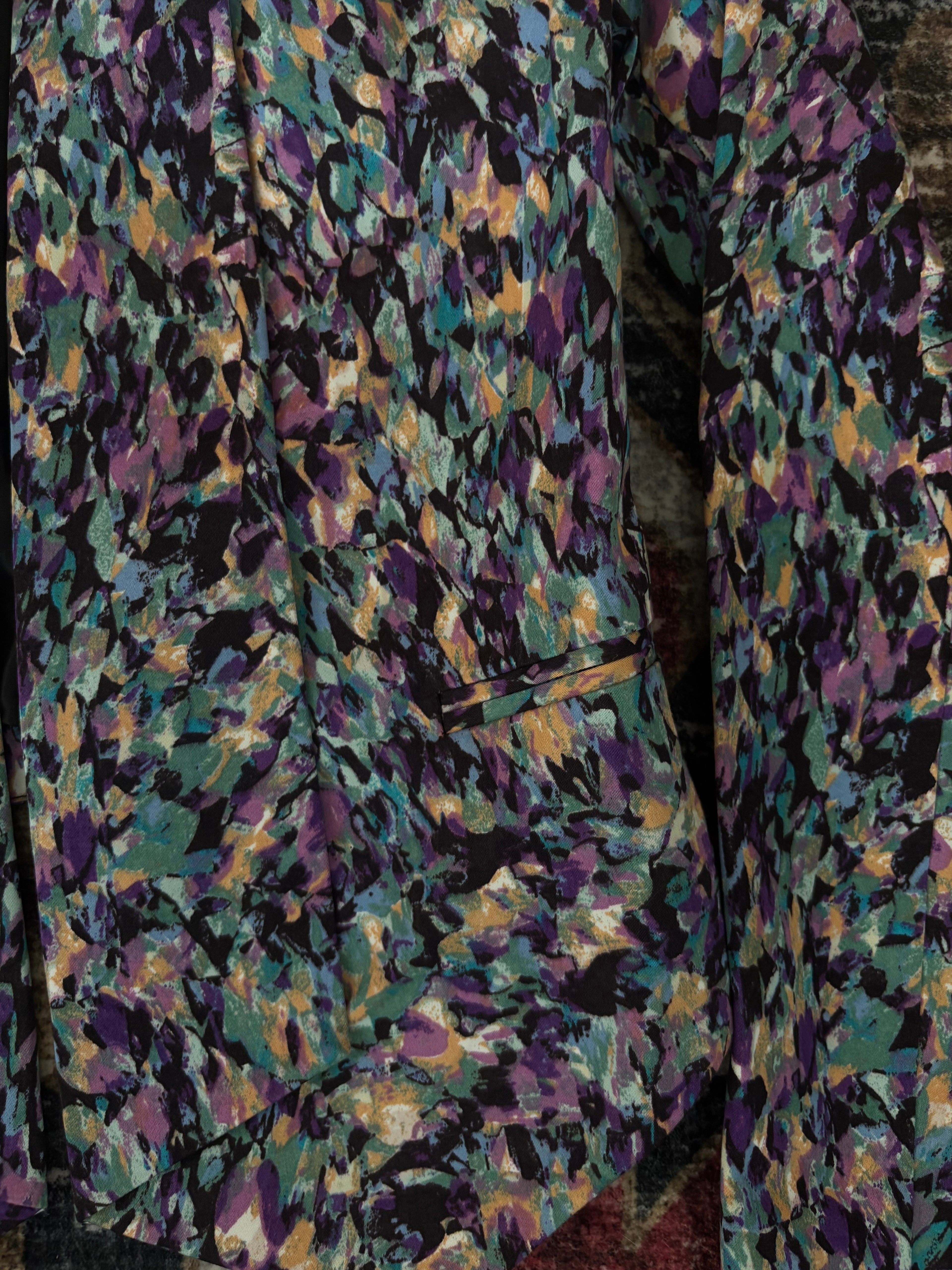 Multicolor Statement Blazer
