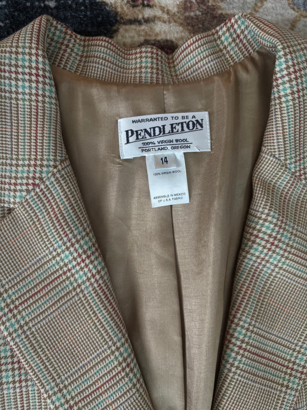 Pendleton Wool Blazer