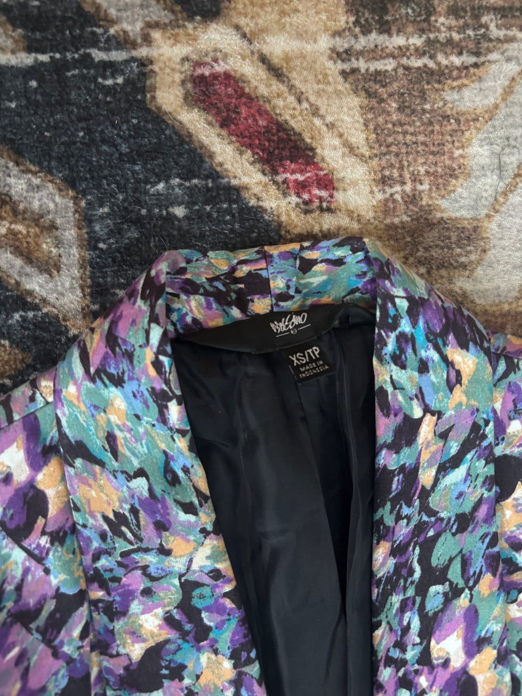 Multicolor Statement Blazer