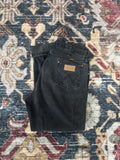 Black Wrangler Jeans (Men's Fit, Women's Style)