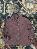 Red Ralph Lauren Revamped Button Down