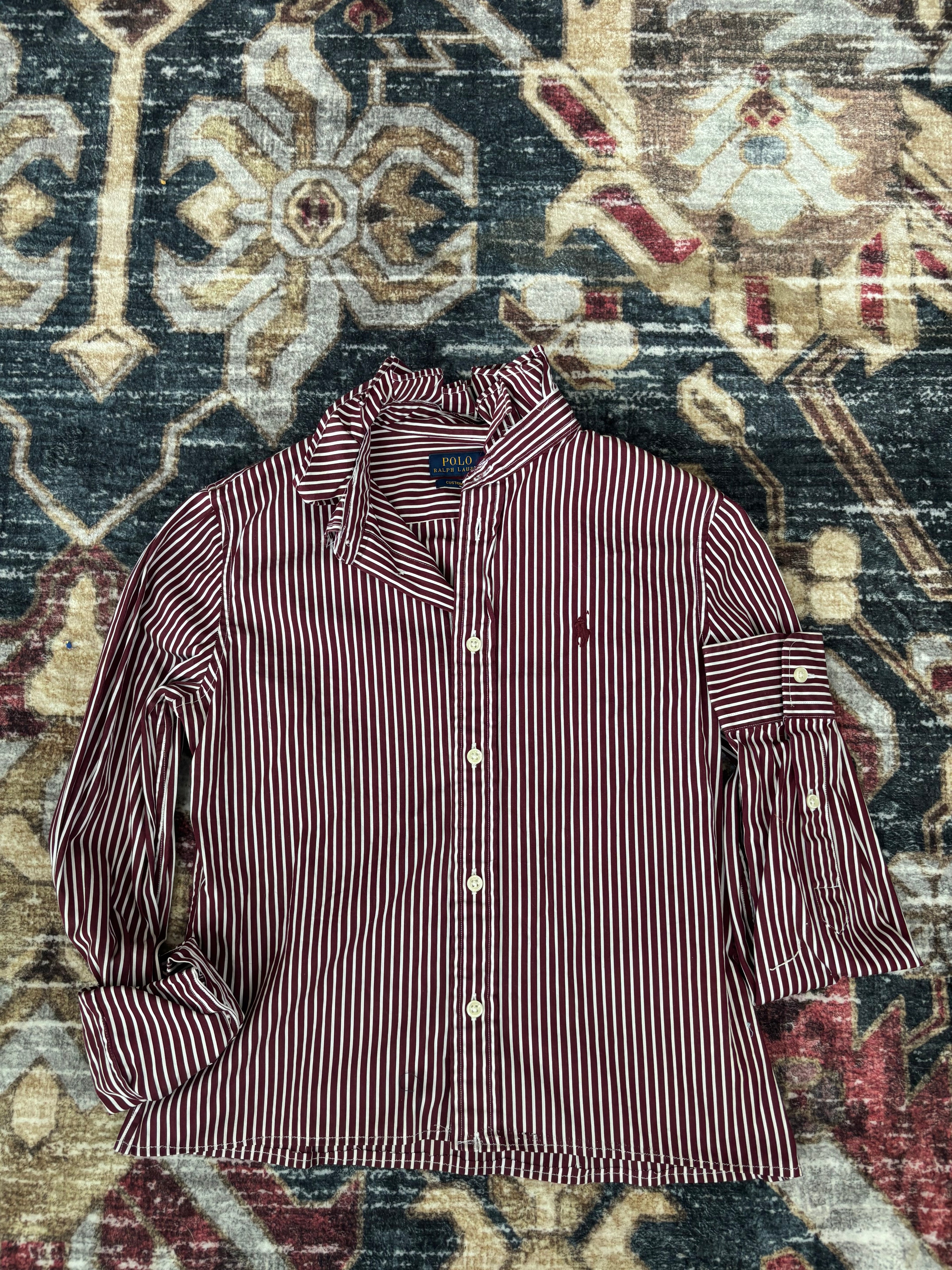 Red Ralph Lauren Revamped Button Down