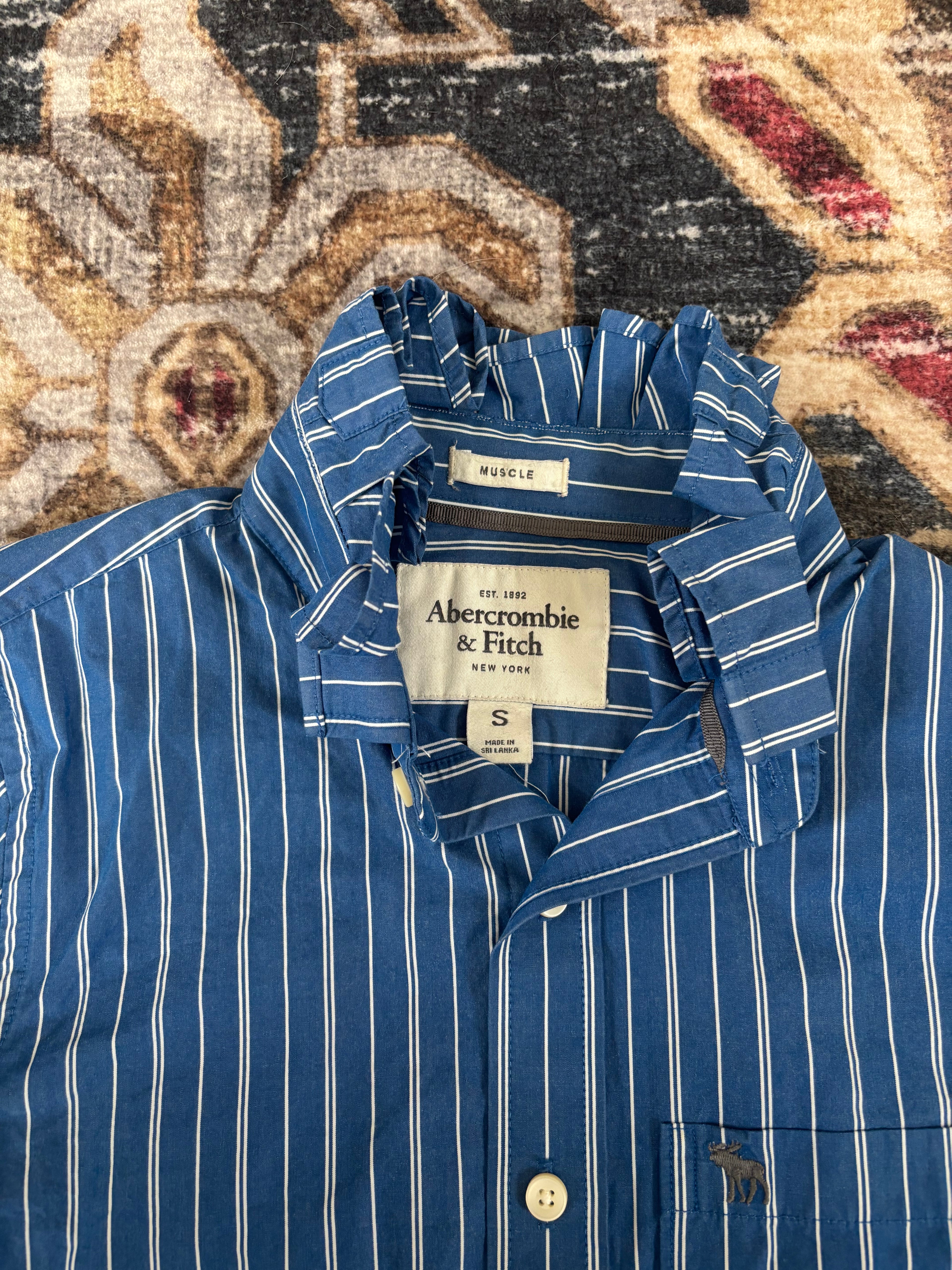Blue Striped Revamped Button Down