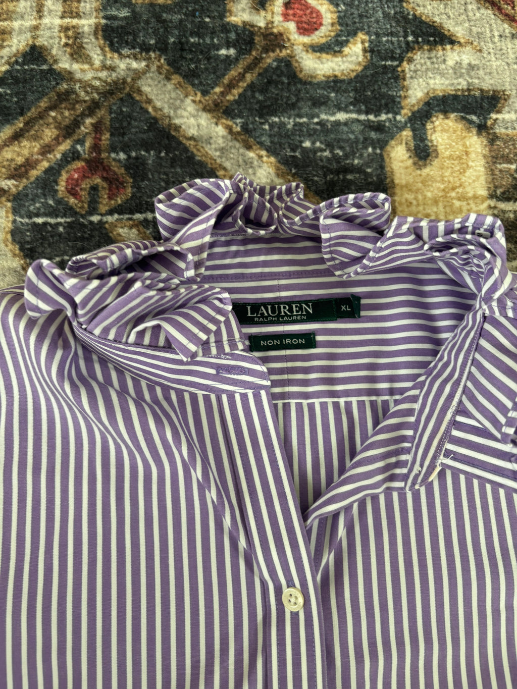 Purple Ralph Lauren Revamped Button Down