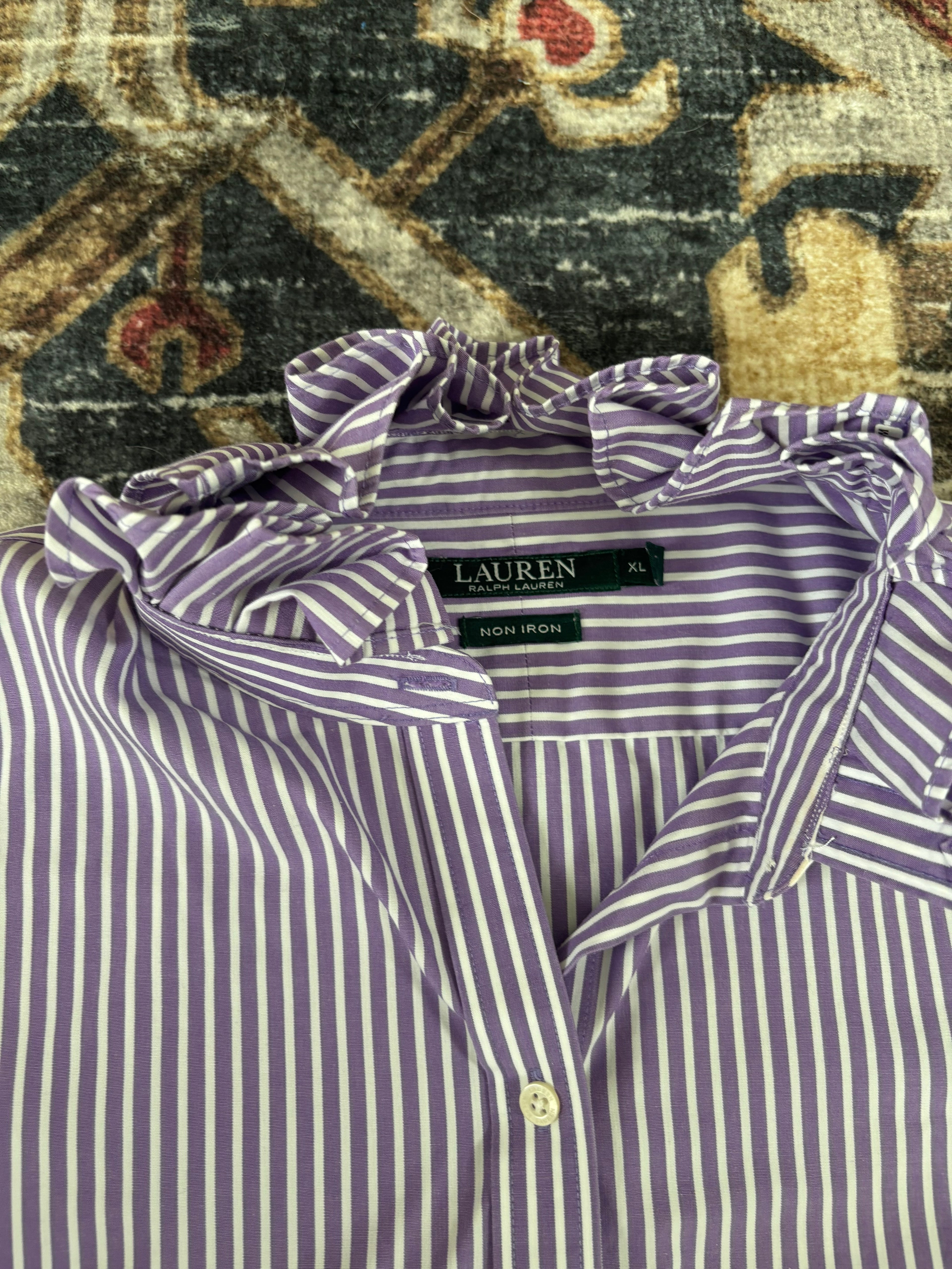 Purple Ralph Lauren Revamped Button Down